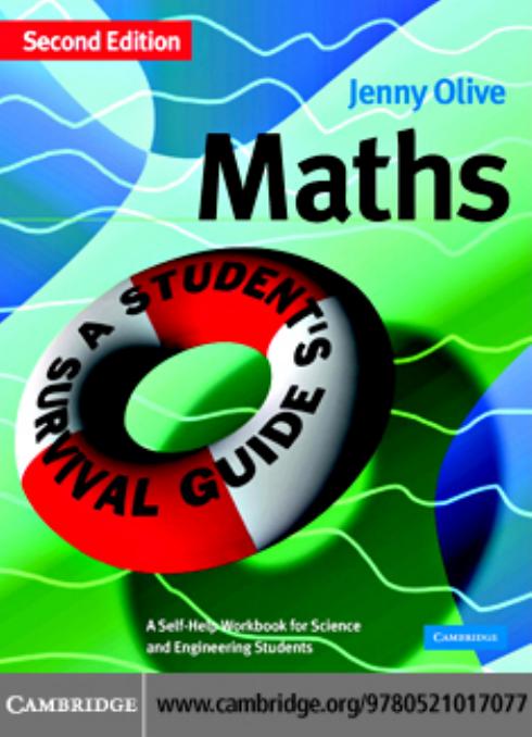 Maths: A Student's Survival Guide by Jenny Olive