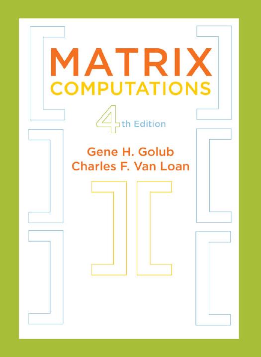 Matrix Computations (Johns Hopkins Studies in the Mathematical Sciences, 3) by Gene H. Golub Charles F. Van Loan