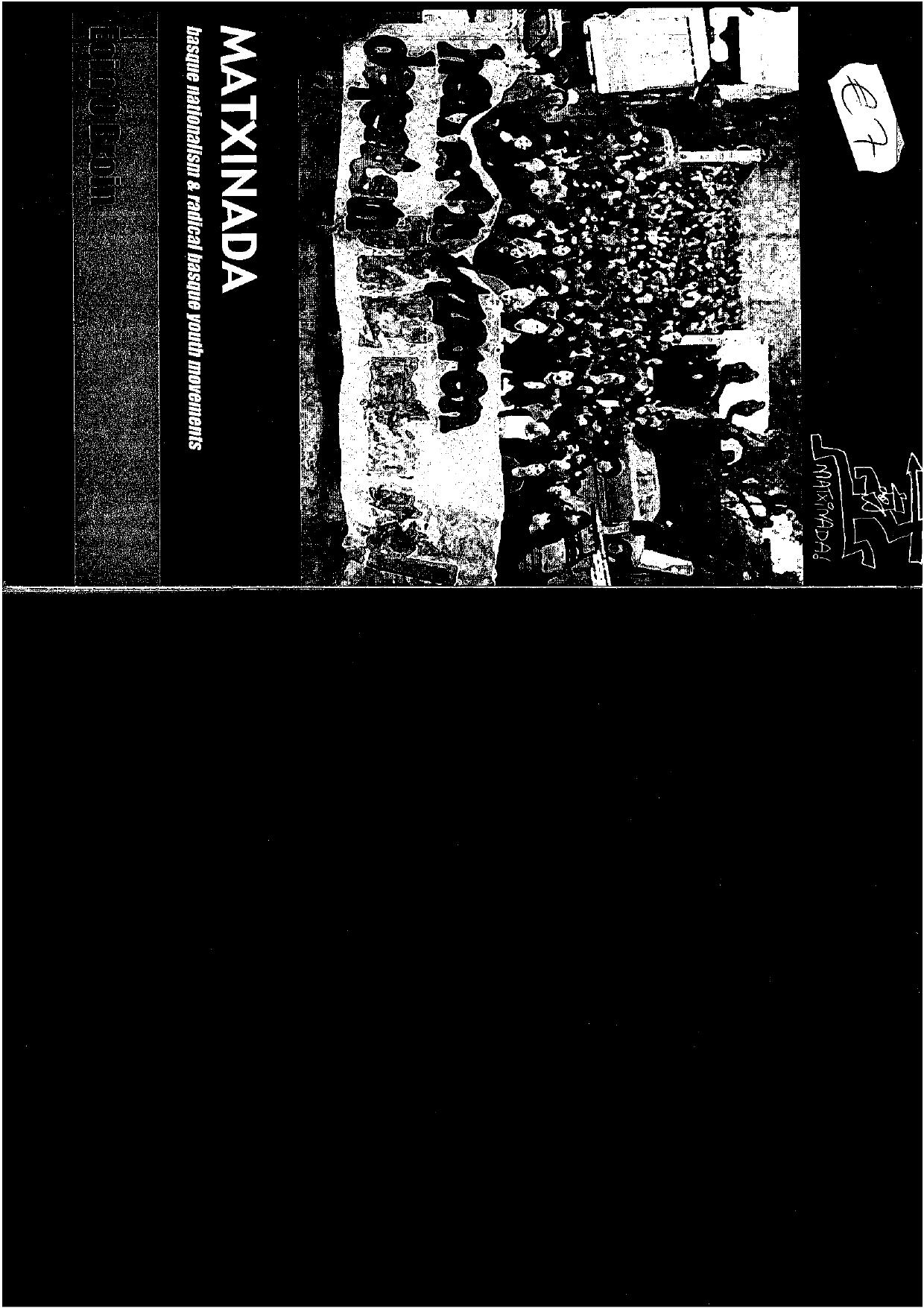 Matxinada. Basque Nationalism & Radical Basque Youth Movements by Eoin O'Broin