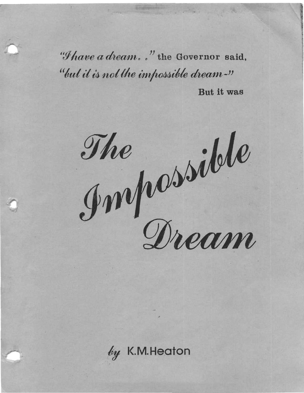 Maureen Heaton - The Impossible Dream by pdf