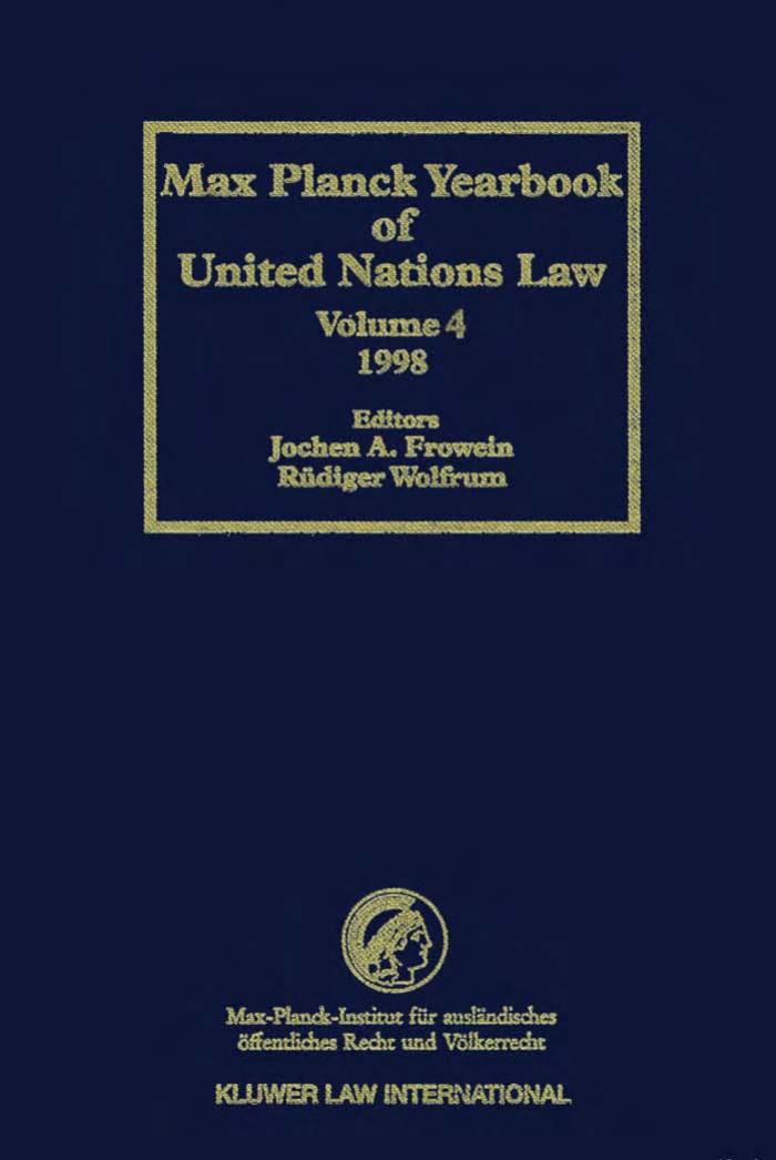 Max Planck Yearbook of United Nations Law 2000 (Max Planck Yearbook of United Nations Law) (Max Planck Yearbook of United Nations Law) by Jochen Frowein
