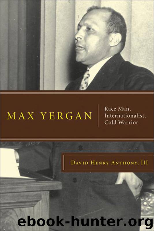 Max Yergan by David Henry Anthony III