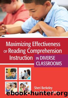 Maximizing Effectiveness of Reading Comprehension Instruction in Diverse Classrooms by Berkeley Sheri;Taboada Barber Ana; & Ana Taboada Barber