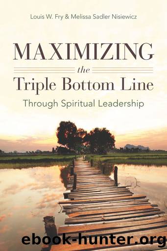 Maximizing the Triple Bottom Line Through Spiritual Leadership by Fry Louis W.;Nisiewicz Melissa Sadler;