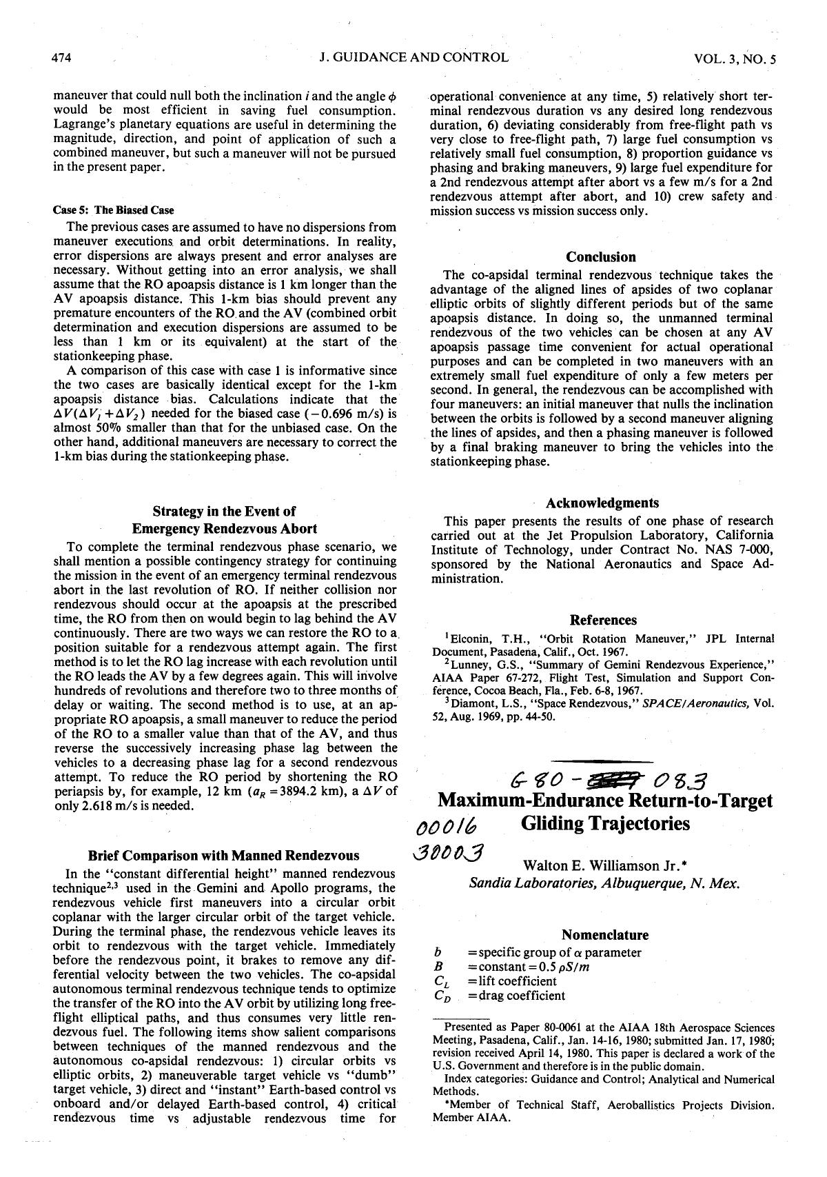 Maximum-Endurance Return-to-Target Gliding Trajectories by Unknown