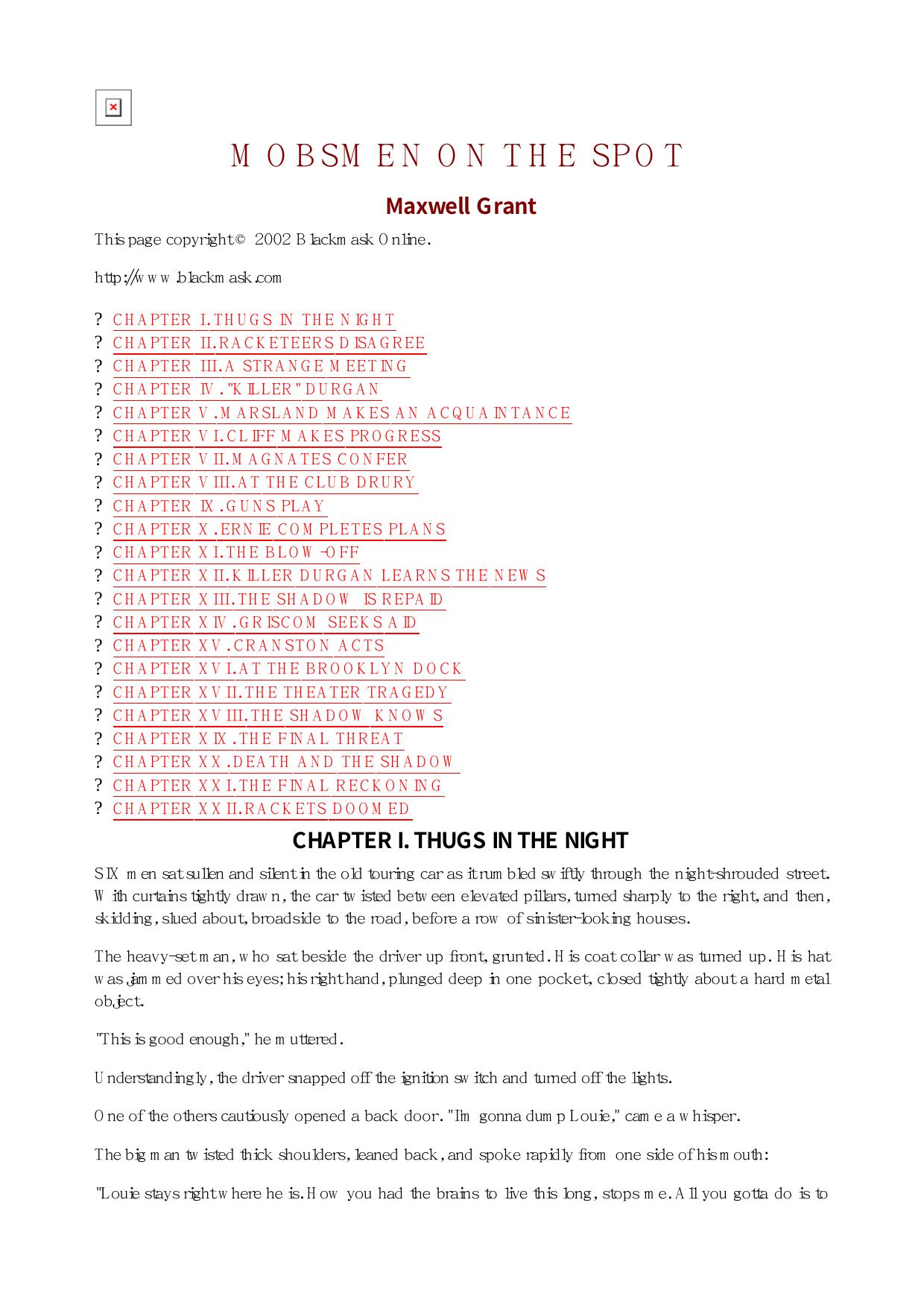 Maxwell Grant - The Shadow - 009 by Maxwel l Grant