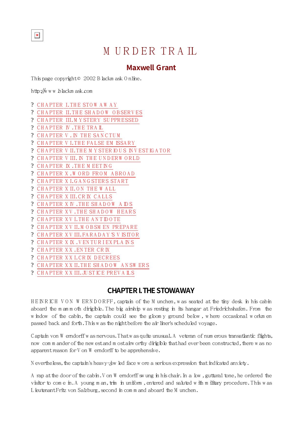 Maxwell Grant - The Shadow - 026 by Maxwel l Grant