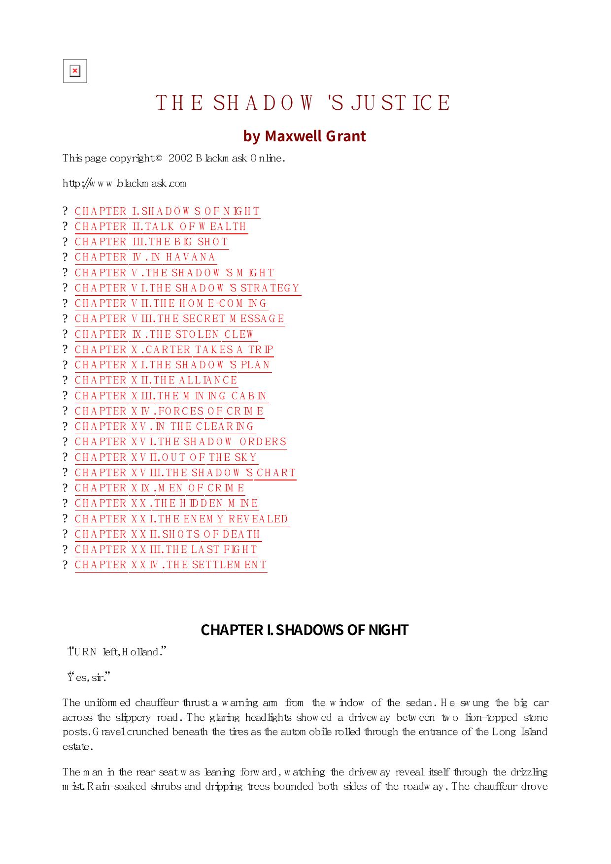 Maxwell Grant - The Shadow - 028 by Maxwel l Grant