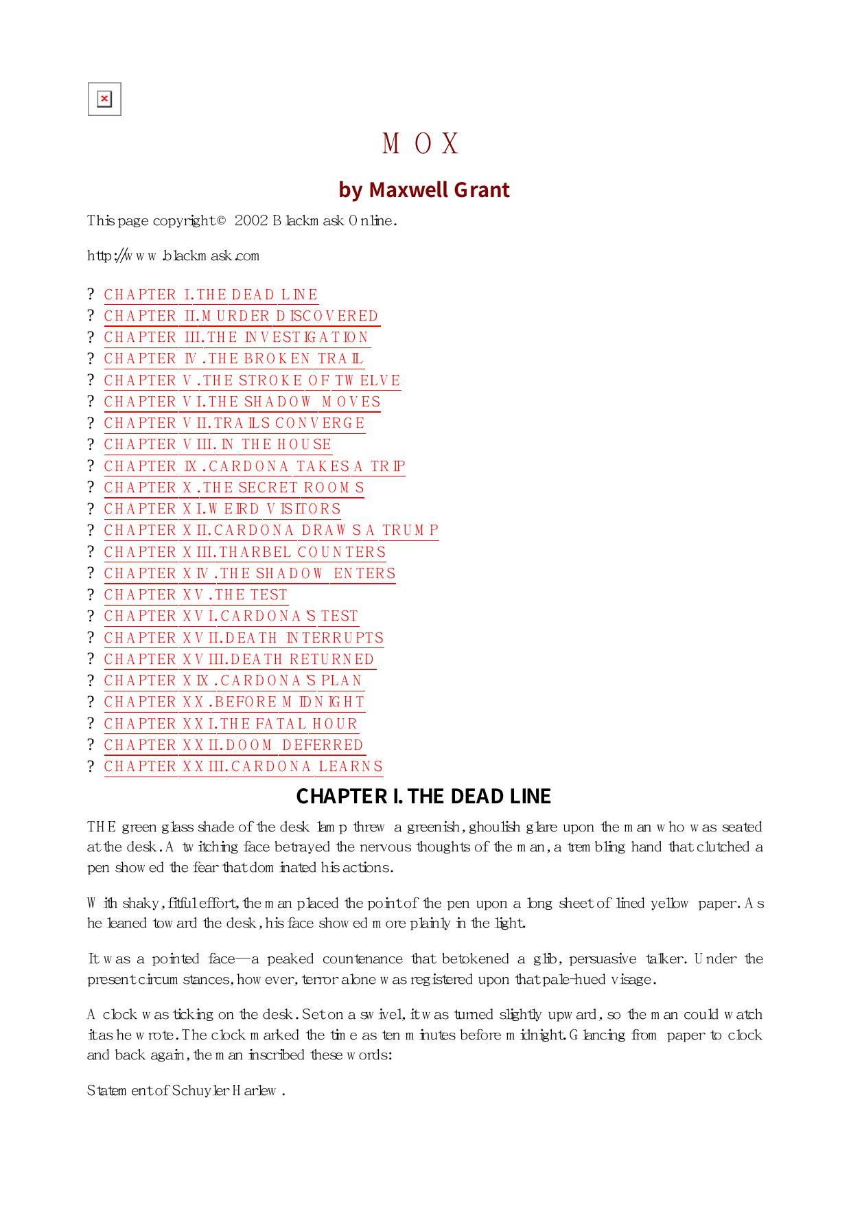Maxwell Grant - The Shadow - 042 by Maxwel l Grant