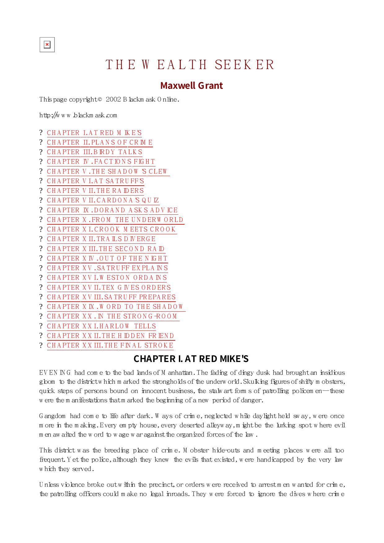 Maxwell Grant - The Shadow - 046 by Maxwel l Grant