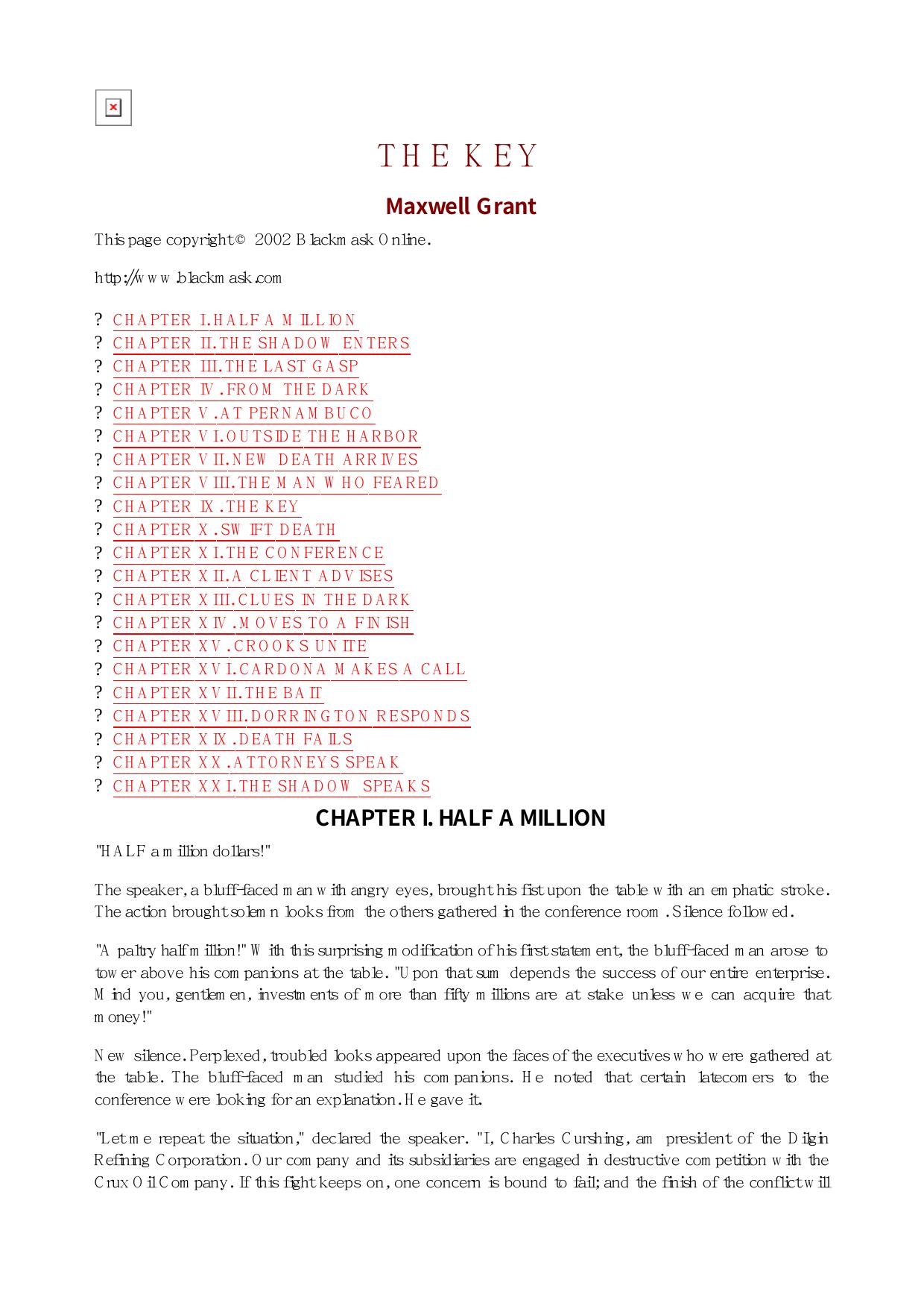 Maxwell Grant - The Shadow - 055 by Maxwel l Grant