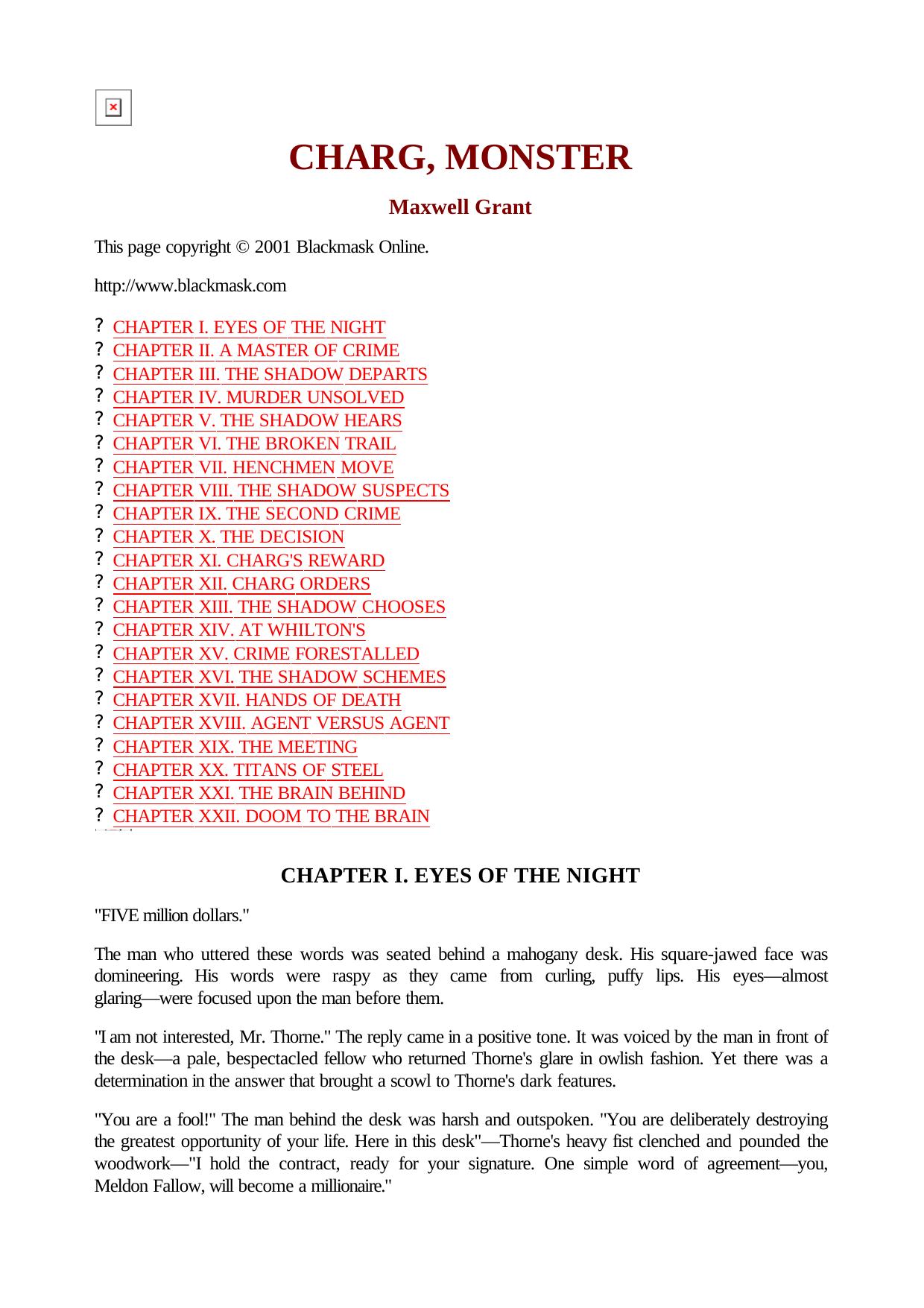 Maxwell Grant - The Shadow - 057 by Charg Monster