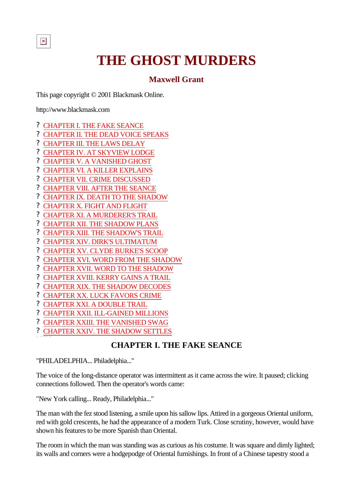 Maxwell Grant - The Shadow - 093 by The Ghost Murders