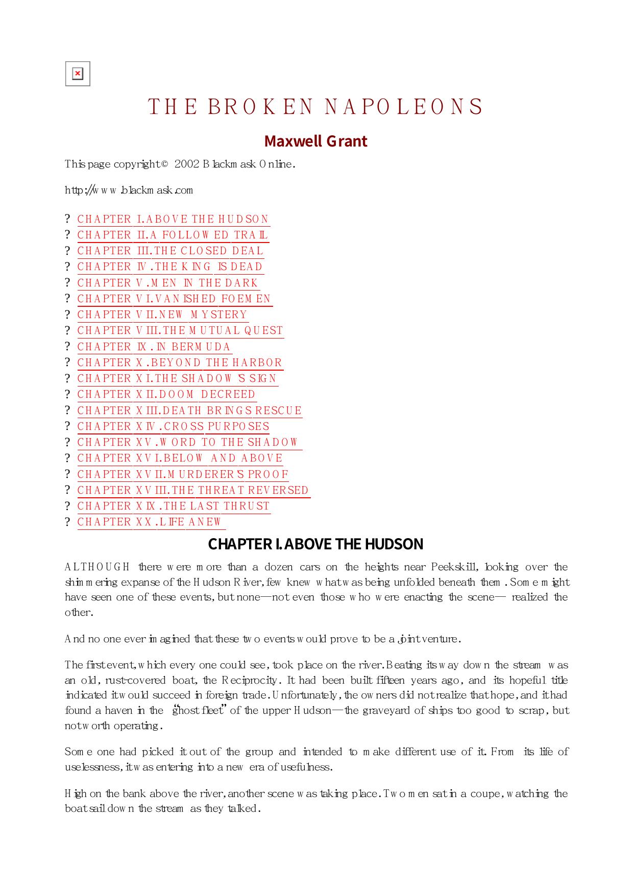 Maxwell Grant - The Shadow - 106 by Maxwel l Grant