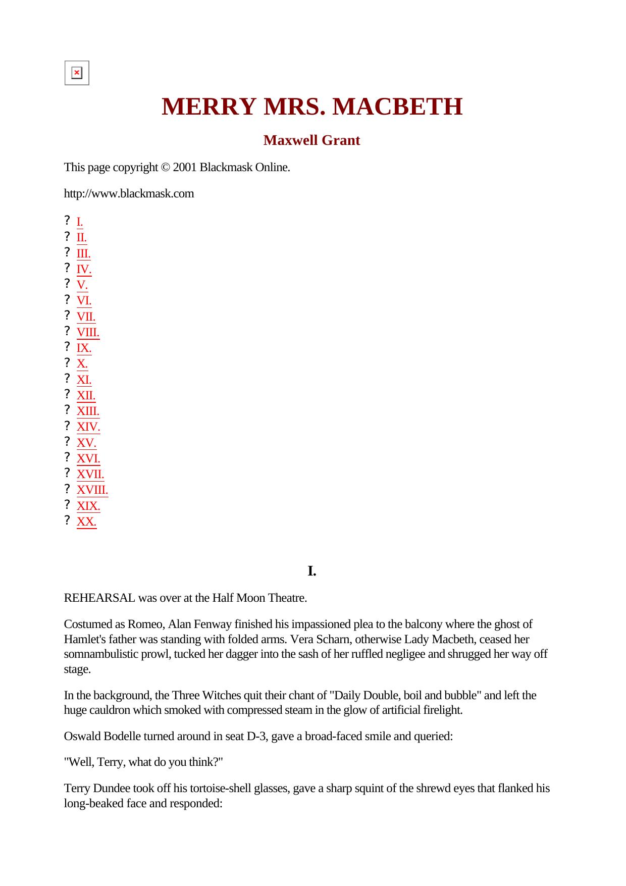 Maxwell Grant - The Shadow - 288 by Merry Mrs.MacBeth