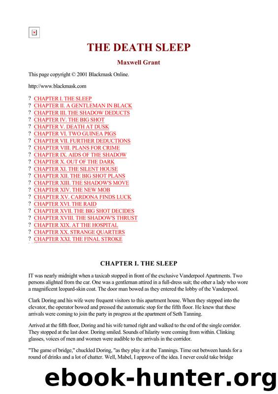 Maxwell Grant - The Shadow 064 by The Death Sleep