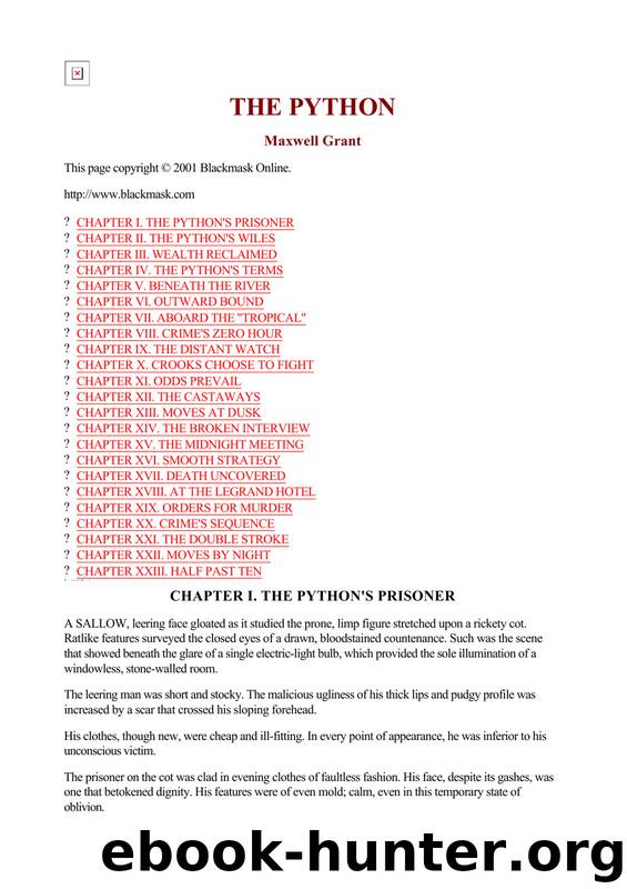 Maxwell Grant - The Shadow 090 by The Python
