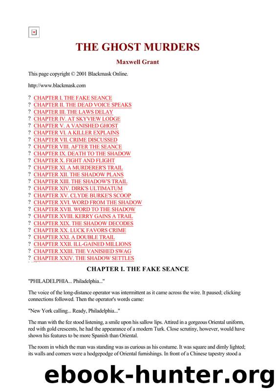 Maxwell Grant - The Shadow 093 by The Ghost Murders