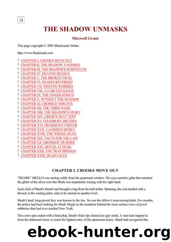 Maxwell Grant - The Shadow 131 by The Shadow Unmasks