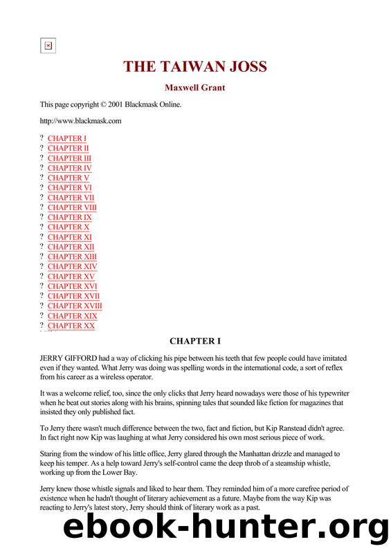 Maxwell Grant - The Shadow 295 by The Taiwan Joss