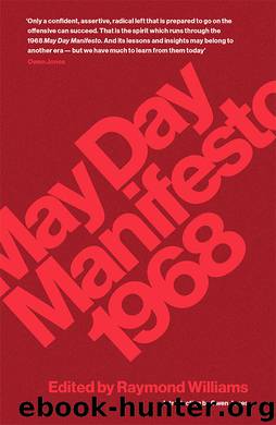 May Day Manifesto 1968 by Raymond Williams