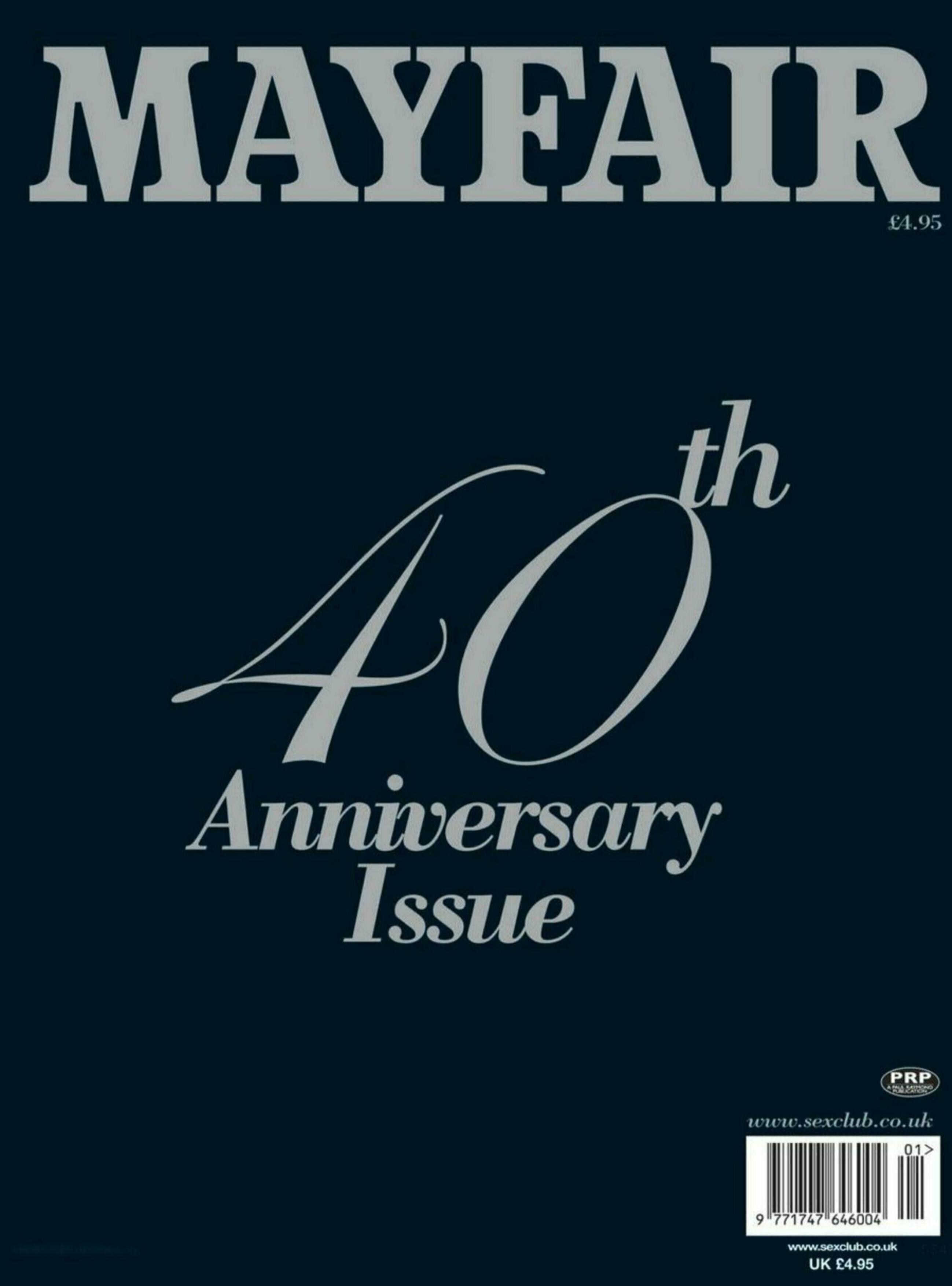 Mayfair 40th anniversary issue by Unknown