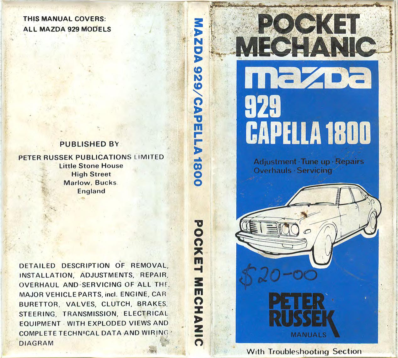 Mazda 929 Pocket Mechanic by Unknown