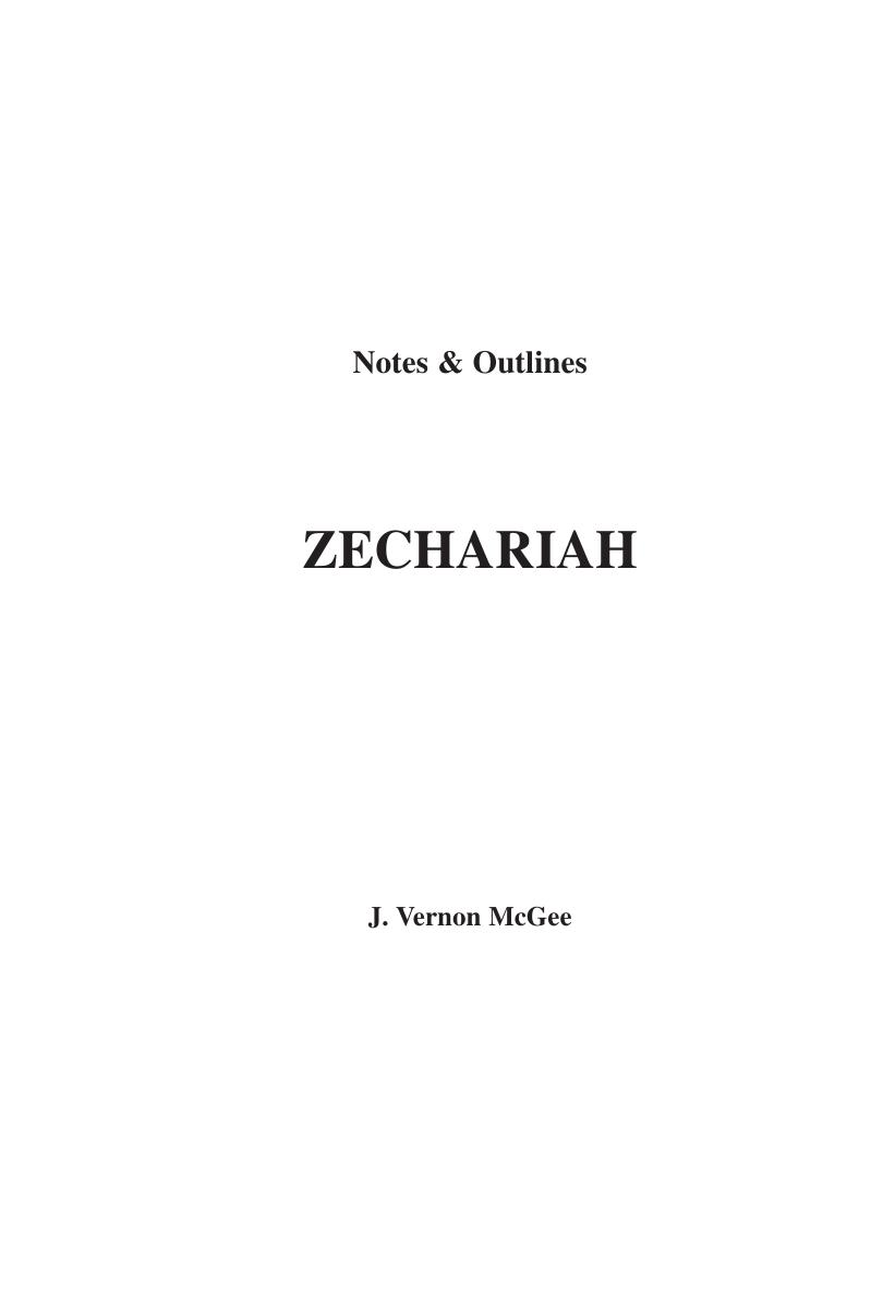 McGee by Zechariah