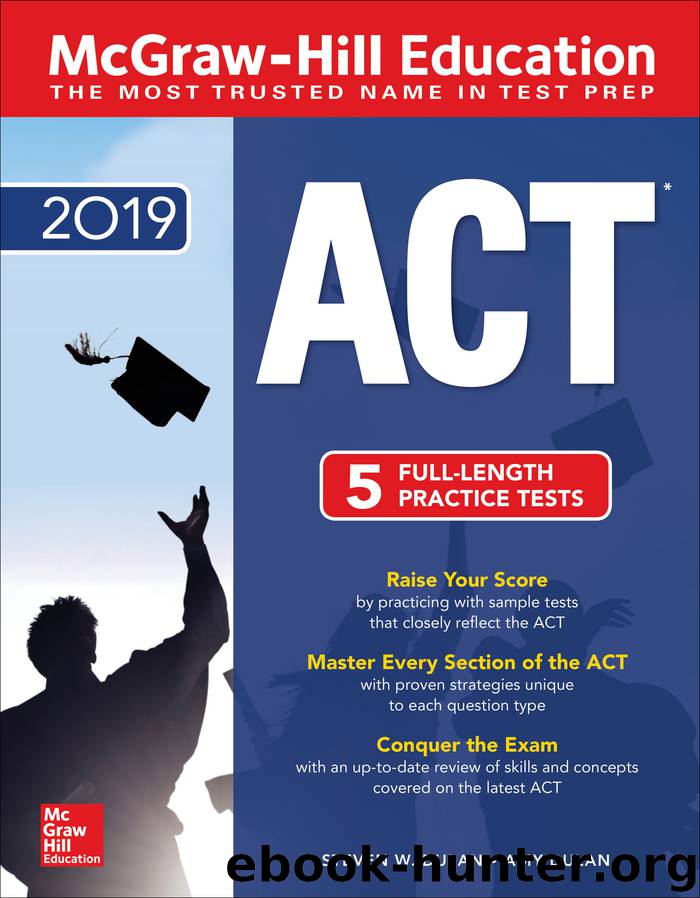 McGraw-Hill ACT 2019 edition by Steven W. Dulan