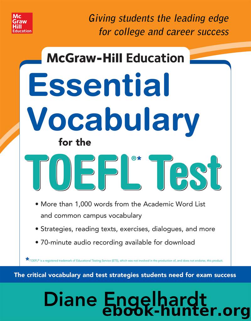 McGraw-Hill Education Essential Vocabulary for the TOEFL® Test by Diane Engelhardt