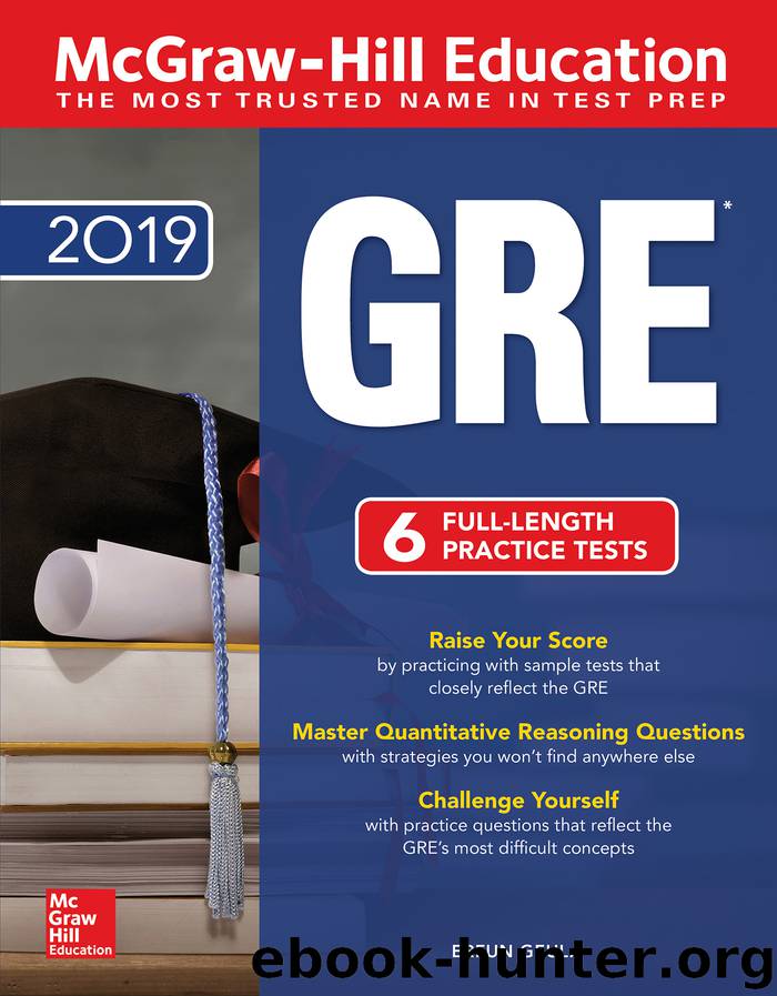 McGraw-Hill Education GRE 2019 by Erfun Geula