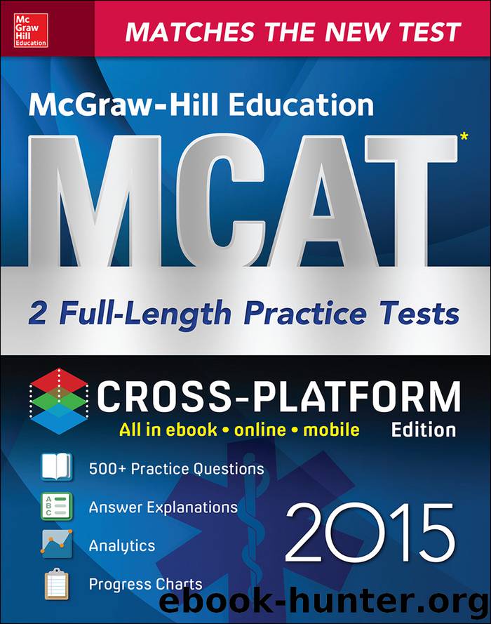 McGraw-Hill Education MCAT 2015 by George Hademenos