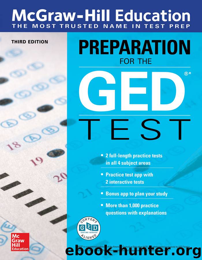 McGraw-Hill Education Preparation for the GED Test by McGraw-Hill Education Editors