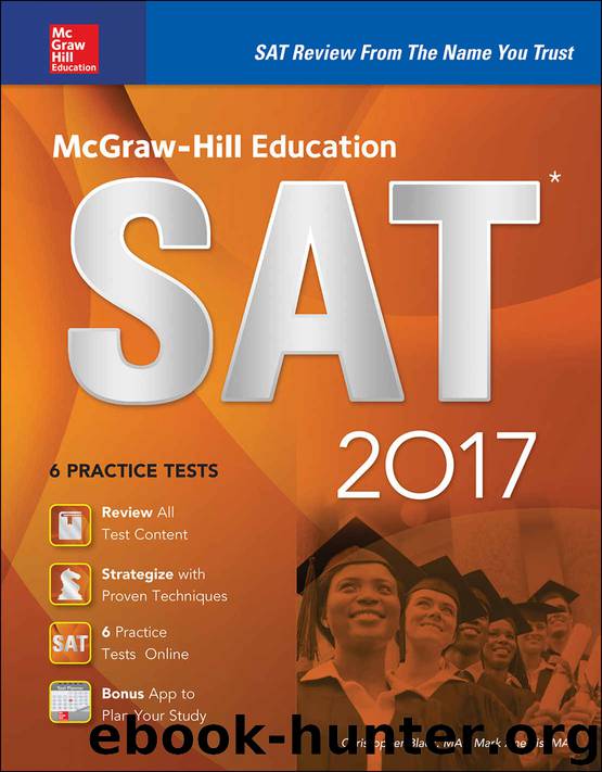 McGraw-Hill Education SAT 2017 Edition (Mcgraw Hill's Sat) by Black Christopher & Anestis Mark