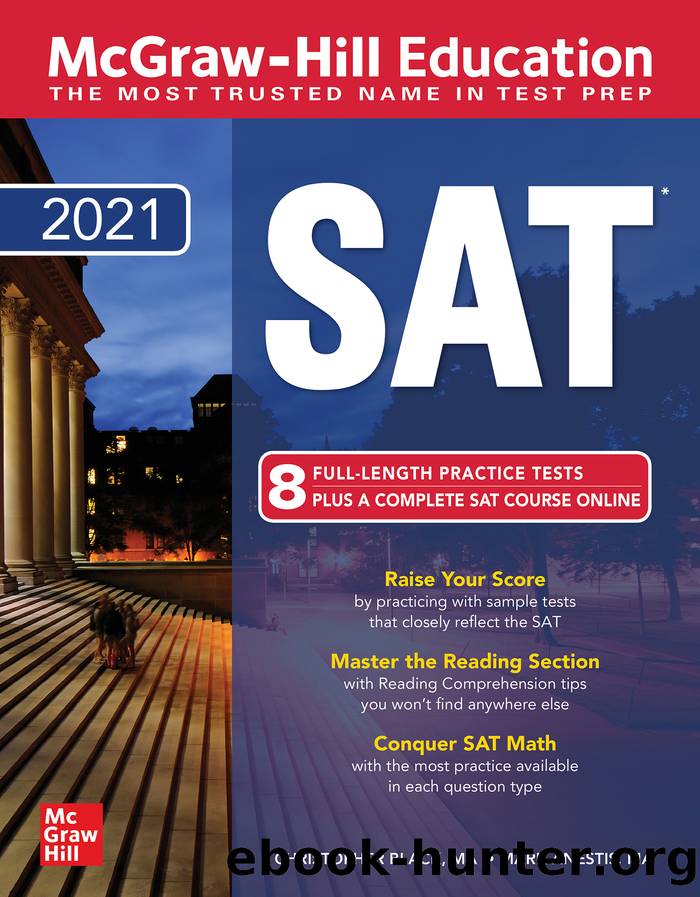 McGraw-Hill Education SAT 2021 by Christopher Black