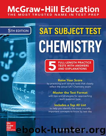 McGraw-Hill Education SAT Subject Test Chemistry by Thomas A. Evangelist