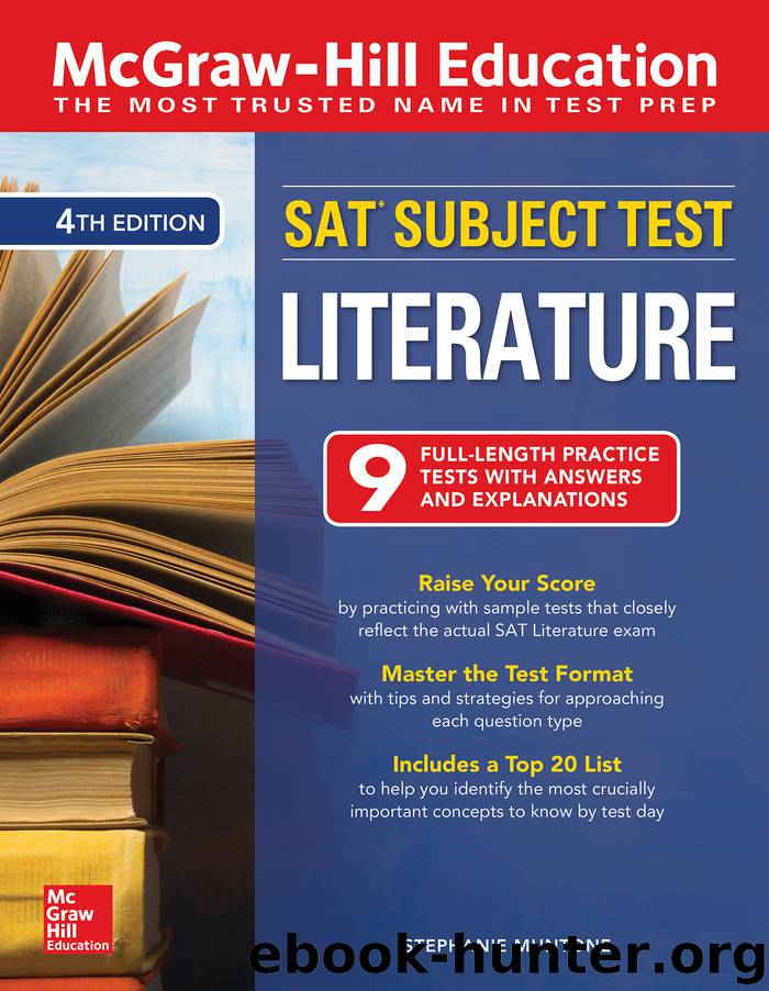 McGraw-Hill Education SAT Subject Test Literature by Stephanie Muntone