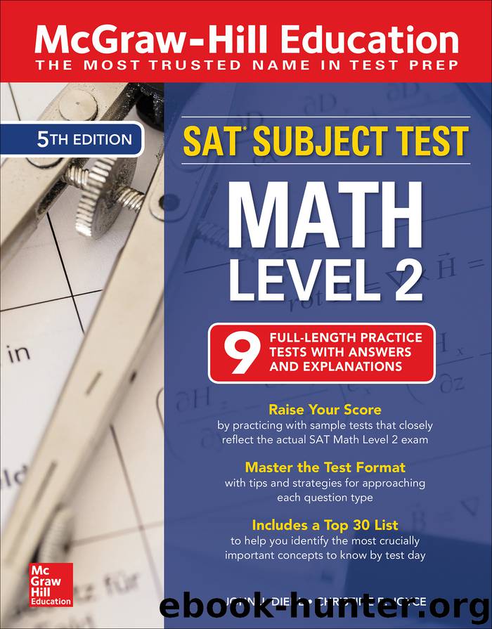 McGraw-Hill Education SAT Subject Test Math Level 2 by John J. Diehl