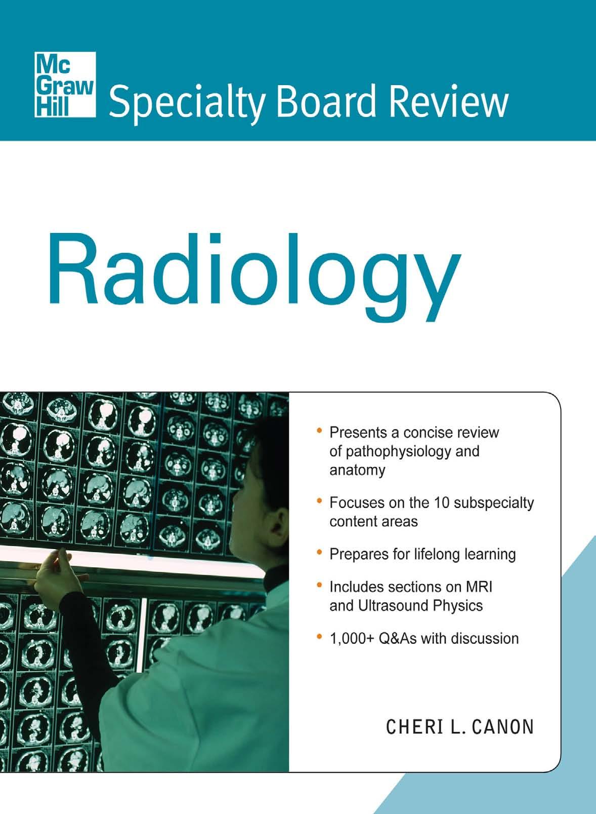 McGraw-Hill Specialty Board Review Radiology by Cheri Canon