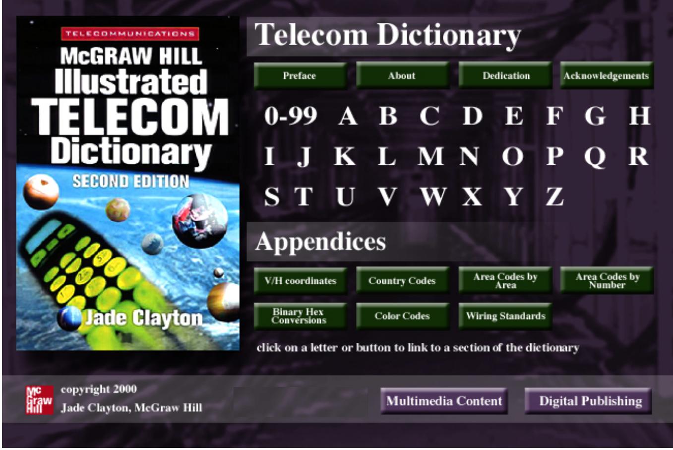 McGraw-Hill illustrated telecom dictionary by Jade Clayton
