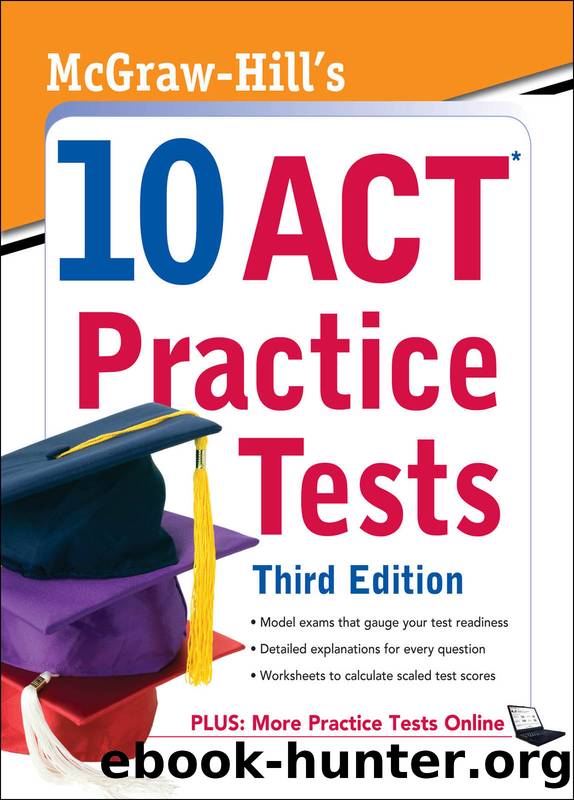 McGraw-Hill's 10 ACT Practice Tests by Steven W. Dulan