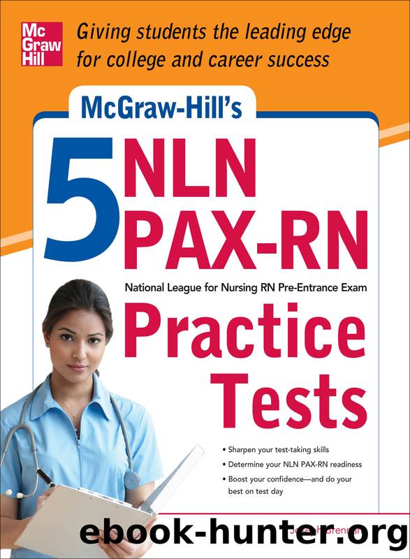 McGraw-Hill's 5 NLN PAX-RN Practice Tests by Joseph Brennan
