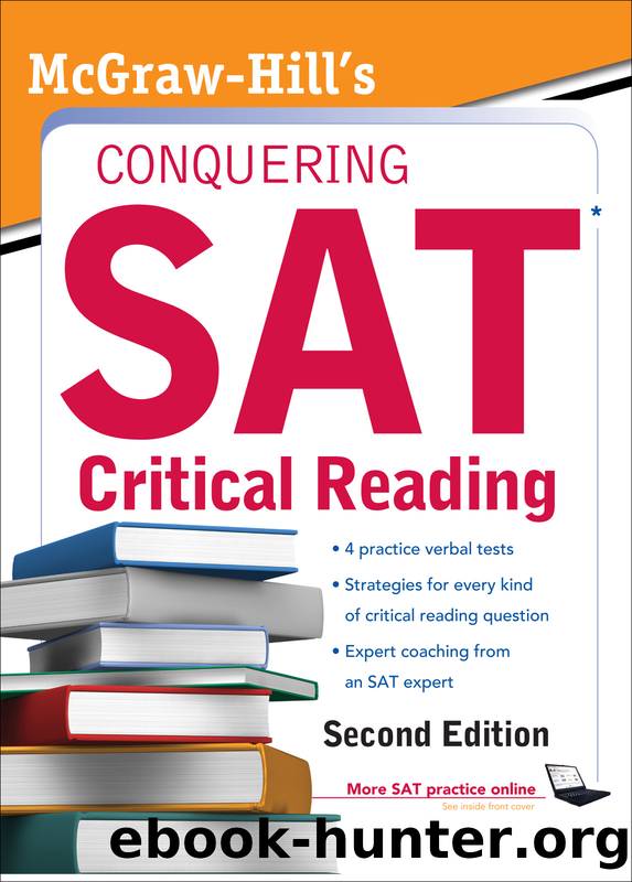 McGraw-Hill's Conquering SAT Critical Reading by Nicholas Falletta