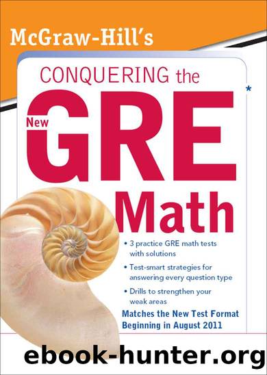 McGraw-Hill's Conquering the New GRE Math by Robert Moyer