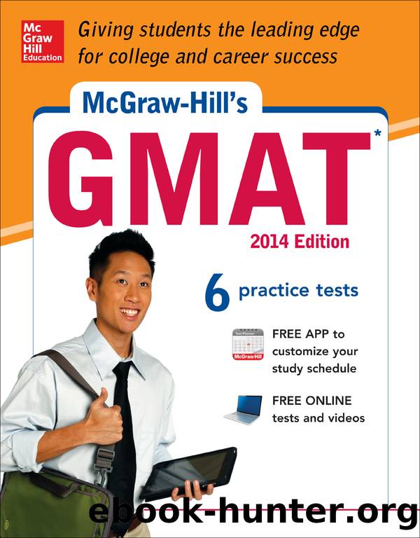 McGraw-Hill's GMAT, 2014 Edition by James Hasik