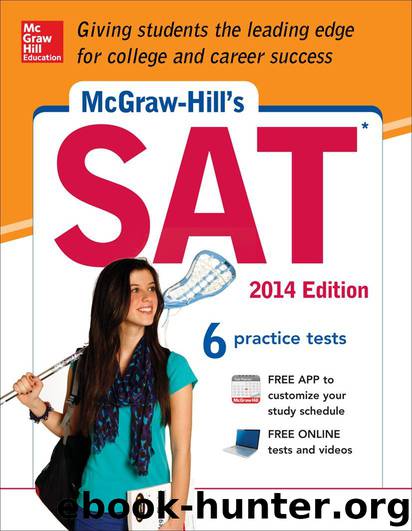 McGraw-Hill's SAT 2014 Edition (Mcgraw Hill's Sat) by Black Christopher & Anestis Mark