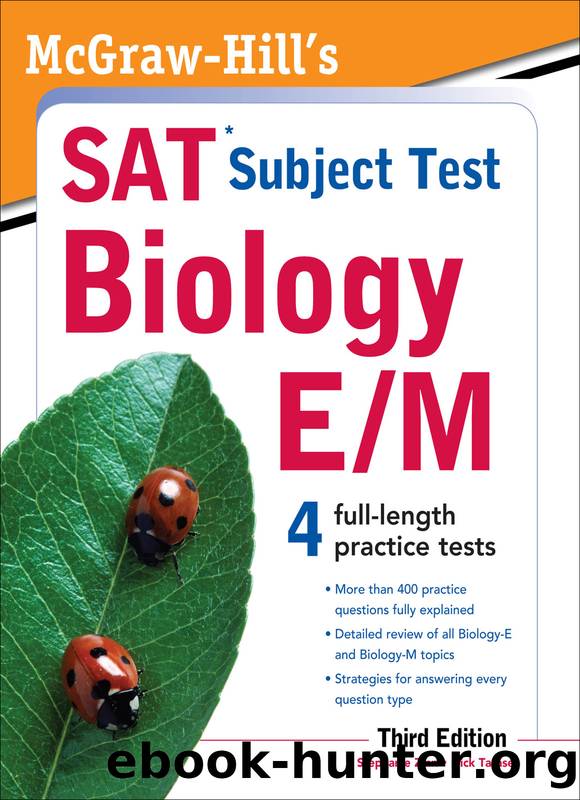 McGraw-Hill's SAT Subject Test Biology EM by Stephanie Zinn & Nick Tarasen