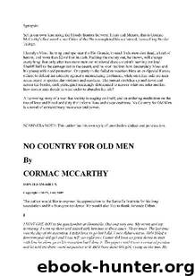 Mccarthy, Cormac by No Country For Old Men