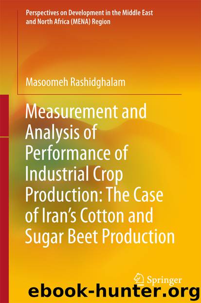 Measurement and Analysis of Performance of Industrial Crop Production: The Case of Iran’s Cotton and Sugar Beet Production by Masoomeh Rashidghalam