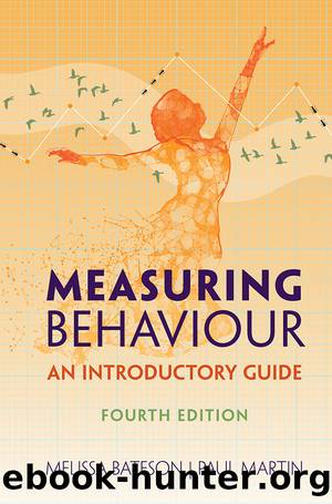 Measuring Behaviour by Bateson Melissa & Martin Paul